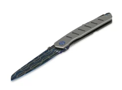 Am-6 Sport Knife Damascus Titanium