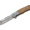Clap Olive Wood Titanium Bolster