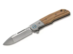 Clap Olive Wood Titanium Bolster