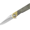 Comet Brass Micarta Green