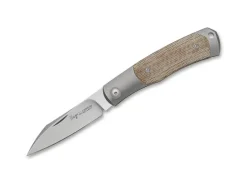 Hug Titanium Micarta Brown Two Bolsters
