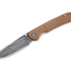 Imperium Damascus Micarta Brown