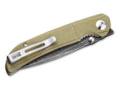 Imperium Damascus Micarta Olive