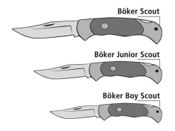 Junior Scout Spearpoint Stag Damascus