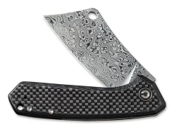Mini Mastodon Damascus Carbon