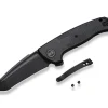 Press Check Titanium G10 All Black Tanto