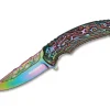 Rainbow Flaming Skull