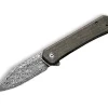 Relic Damascus Micarta Green