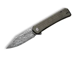 Relic Damascus Micarta Green