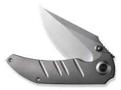 Riff-Raff Polished Bead Blasted Titanium