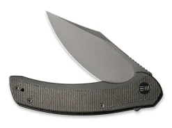 Snick Titanium Micarta Green