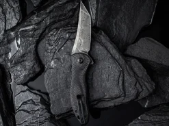 Synergy 3 Damascus G10 Cf Black Tanto